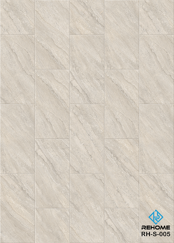 Stone Collection Anti-slip SPC Click Floor untuk Bilik Mandi