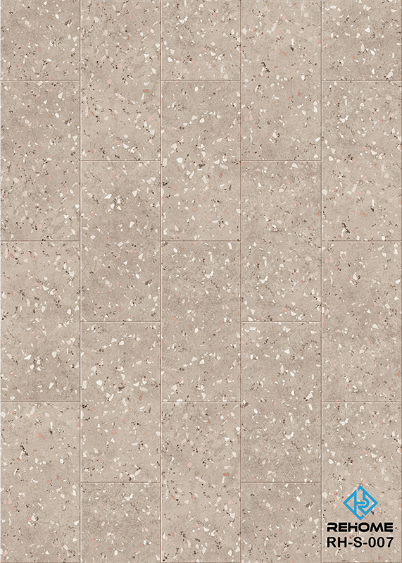 Stone Collection Anti-slip SPC Click Floor untuk Bilik Mandi